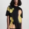 Calvin Klein T-shirt Imprimé Spray Oversize