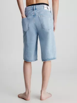Calvin Klein Short Ample En Jean – Image 3