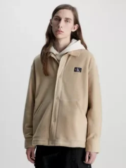 Calvin Klein Chemise Veste En Sherpa Recyclée