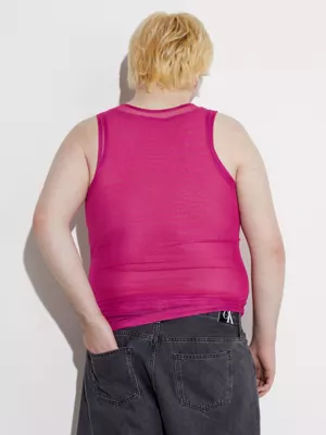 Calvin Klein DĂ©bardeur En Maille Avec Superpositions - Pride â Image 3