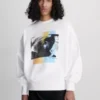 Calvin Klein Sweat-shirt Surdimensionné Avec Imprimé Photo