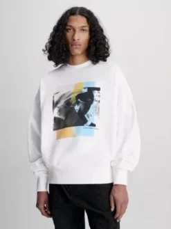 Calvin Klein Sweat-shirt Surdimensionné Avec Imprimé Photo