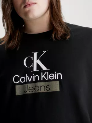Calvin Klein T-shirt Grande Taille Relaxed Avec Logo â Image 3