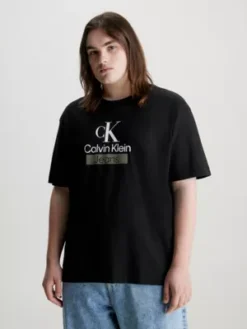 Calvin Klein T-shirt Grande Taille Relaxed Avec Logo
