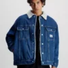 Calvin Klein Veste En Jean Et Sherpa