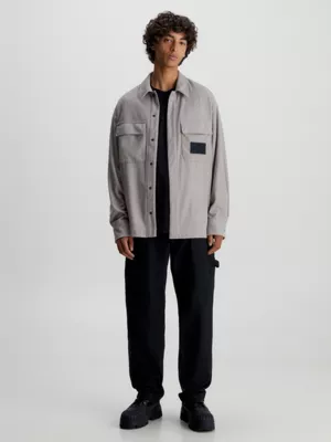 Calvin Klein Chemise Oversize En Velours Côtelé – Image 4