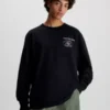 Calvin Klein T-shirt à Manches Longues Avec Imprimé Dans Le Dos