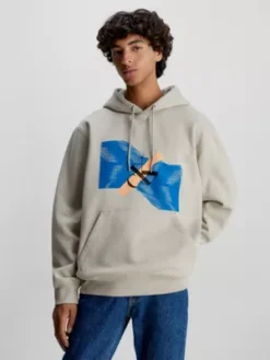 Calvin Klein Sweat-shirt à Capuche Relaxed Avec Logo Graphique