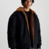 Calvin Klein Bomber Réversible En Sherpa