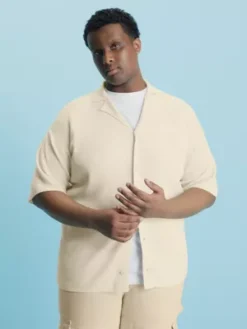 Calvin Klein Polo En Maille Gaufrée