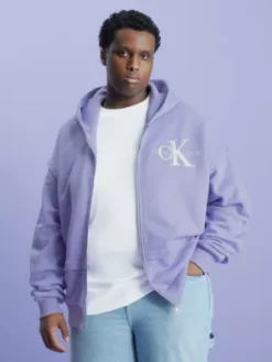 Calvin Klein Sweat-shirt à Capuche Surdimensionné Et Zippé