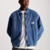 Calvin Klein Veste En Jean Matelassée Zippée