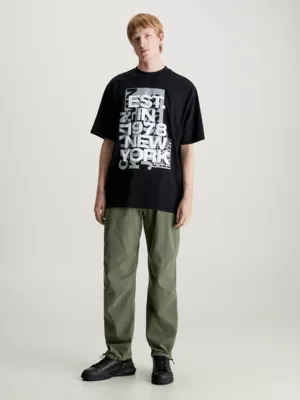 Calvin Klein T-shirt Avec Logo Relaxed En Coton â Image 5