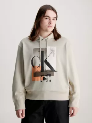 Calvin Klein Sweat-shirt Ă Capuche Relaxed En Coton Avec Logo â Image 2