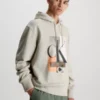 Calvin Klein Sweat-shirt à Capuche Relaxed En Coton Avec Logo