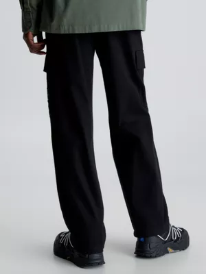 Calvin Klein Pantalon Cargo En SergĂ© De Coton â Image 3