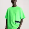 Calvin Klein T-shirt Oversize Avec Logo Tape