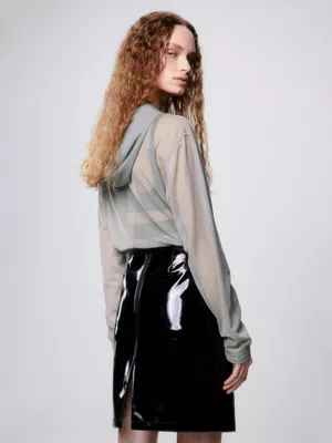 Calvin Klein Sweat-shirt Ă Capuche Slim Unisexe En Maille â Image 4