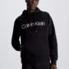 Calvin Klein Sweat à Capuche En Coton Bio Avec Logo