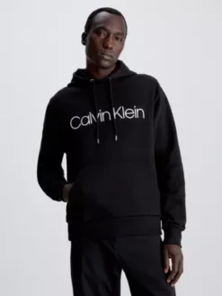 Calvin Klein Sweat à Capuche En Coton Bio Avec Logo