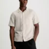 Calvin Klein Chemise En Coton Et Lin