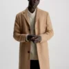 Calvin Klein Manteau En Mélange De Laine-cachemire