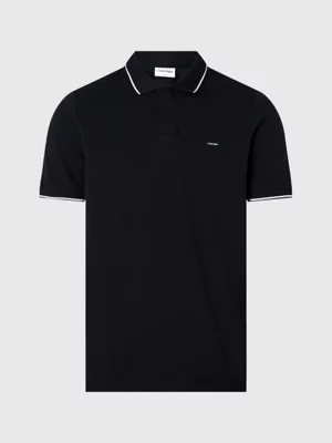 Calvin Klein Polo Slim En PiquĂ© Avec Passepoil â Image 5