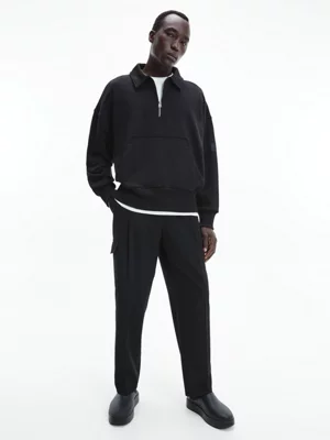 Calvin Klein Sweat Relaxed Avec Col Zippé – Image 2