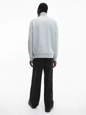 Calvin Klein Sweat ZippĂ© Relaxed Avec Col Montant â Image 3
