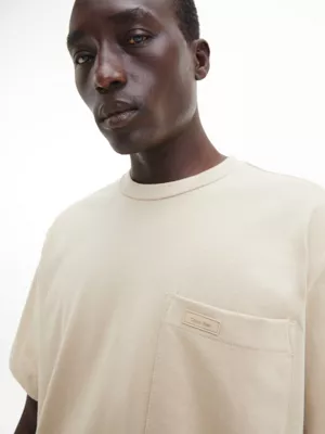 Calvin Klein T-shirt Relaxed Ă Poche En Coton Bio â Image 4