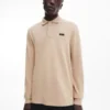Calvin Klein Polo Slim à Manches Longues En Piqué