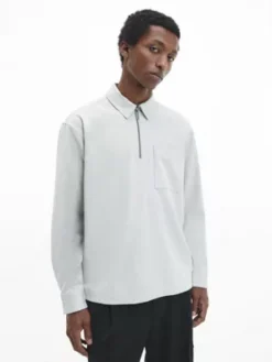 Calvin Klein Chemise Boutonnée Et Zippée