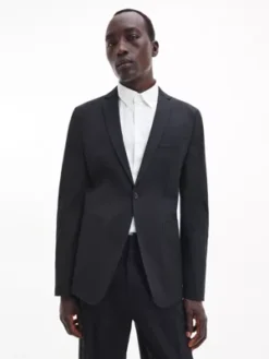 Calvin Klein Veste Blazer Slim Déstructurée En Tencel