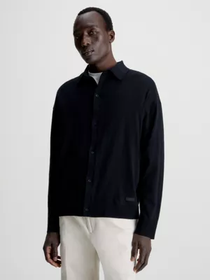 Calvin Klein Cardigan Polo Relaxed Coolmax
