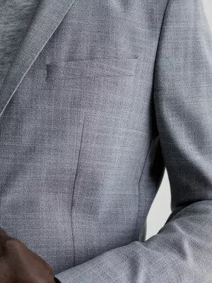 Calvin Klein Blazer Slim En Laine Ă©lastique â Image 3