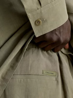 Calvin Klein Short Relaxed En Lin Mélangé – Image 3