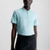 Calvin Klein Polo à Fermeture éclair Passepoilée
