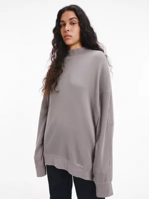 Calvin Klein Pull Unisexe En Coton Gaufré - CK Standards – Image 2