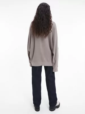 Calvin Klein Pull Unisexe En Coton Gaufré - CK Standards – Image 6