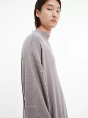 Calvin Klein Pull Unisexe En Coton Gaufré - CK Standards – Image 8