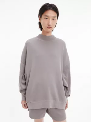 Calvin Klein Pull Unisexe En Coton Gaufré - CK Standards