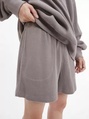 Calvin Klein Short Unisexe En Coton GaufrĂ© - CK Standards â Image 8