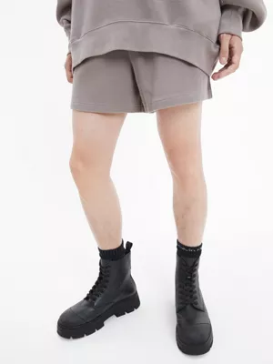 Calvin Klein Short Unisexe En Coton Gaufré - CK Standards