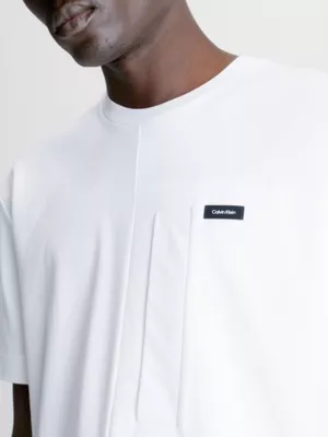 Calvin Klein T-shirt En Maille Avec Poche â Image 3