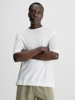 Calvin Klein Chemise Relaxed à Manches Transparentes