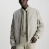 Calvin Klein Blouson Bomber En Toile Recyclée