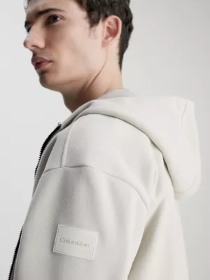 Calvin Klein Sweat à Capuche Zippé En Polaire – Image 3
