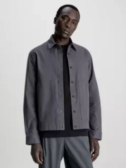 Calvin Klein Surchemise En Sergé De Coton Bio