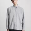 Calvin Klein Chemise Rayée Oversize En Sergé