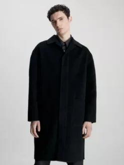 Calvin Klein Manteau Réversible En Laine